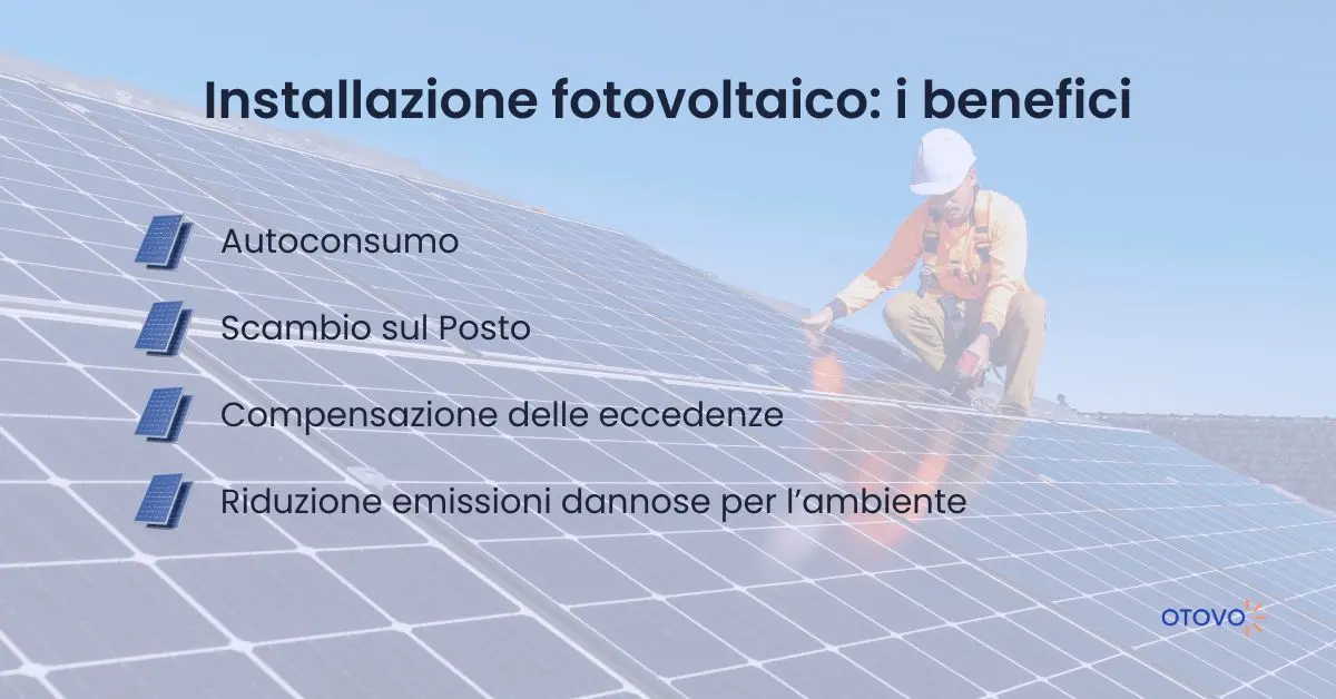 Benefici fotovoltaico