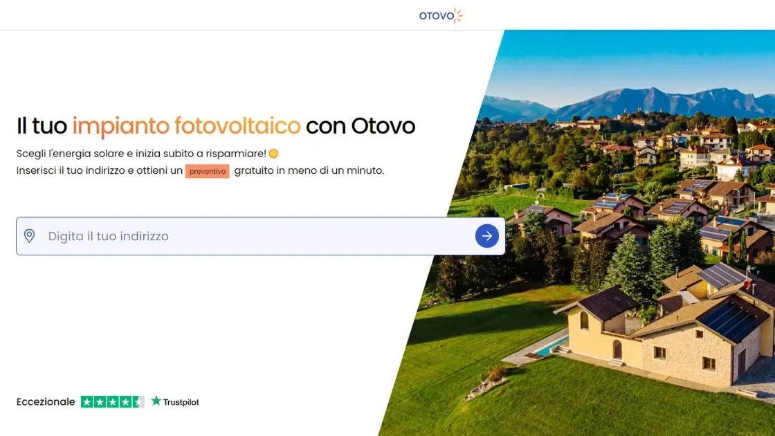 Home page Otovo
