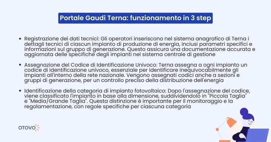 Portale Gaudì Terna: funzionamento in 3 step