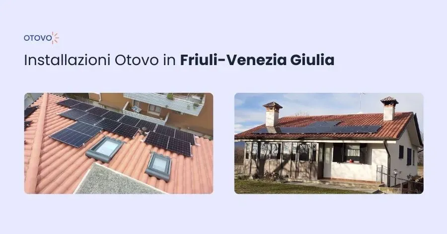 Installazioni Otovo in Friuli-Venezia Giulia