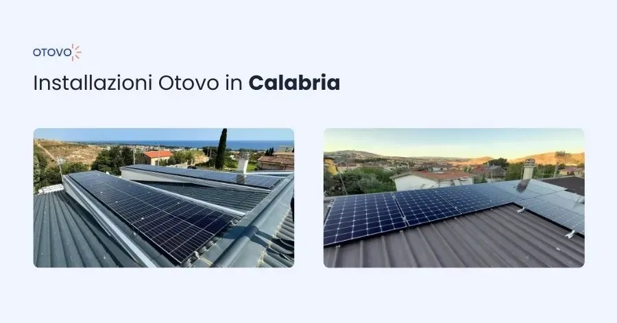 Installazioni Otovo in Calabria
