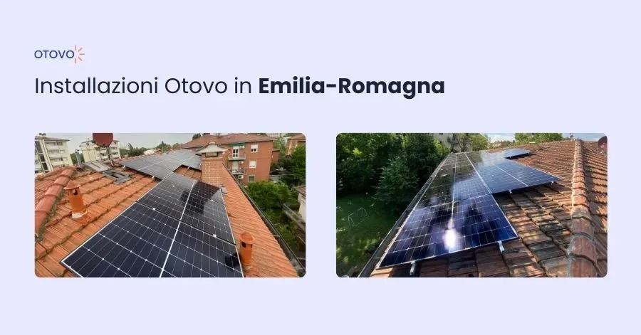 Installazioni Otovo in Emilia-Romagna